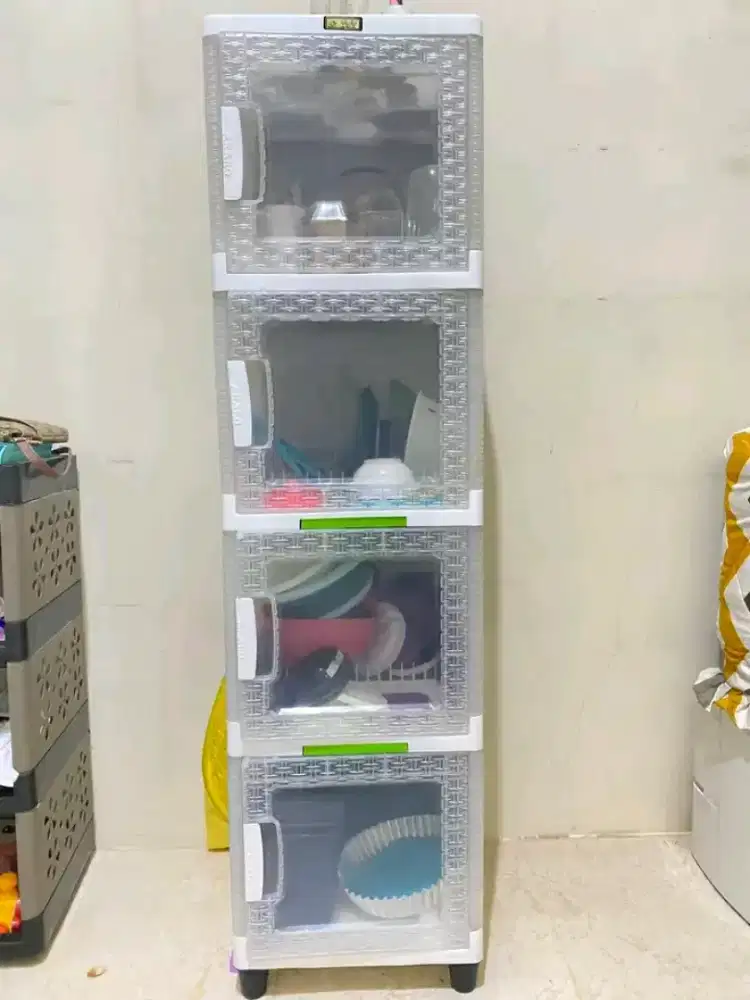 Rak Piring AKAKO Bongkar Pasang Fuul Transparan