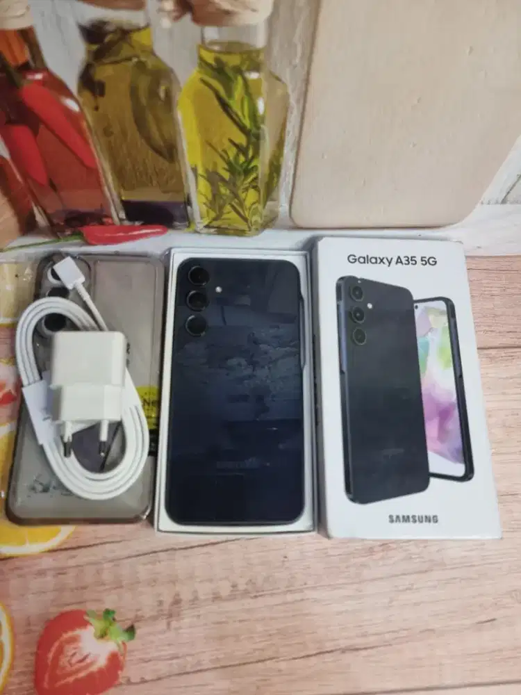 Samsung A35 5g 8/256 fullset original Free ADAPTOR n case