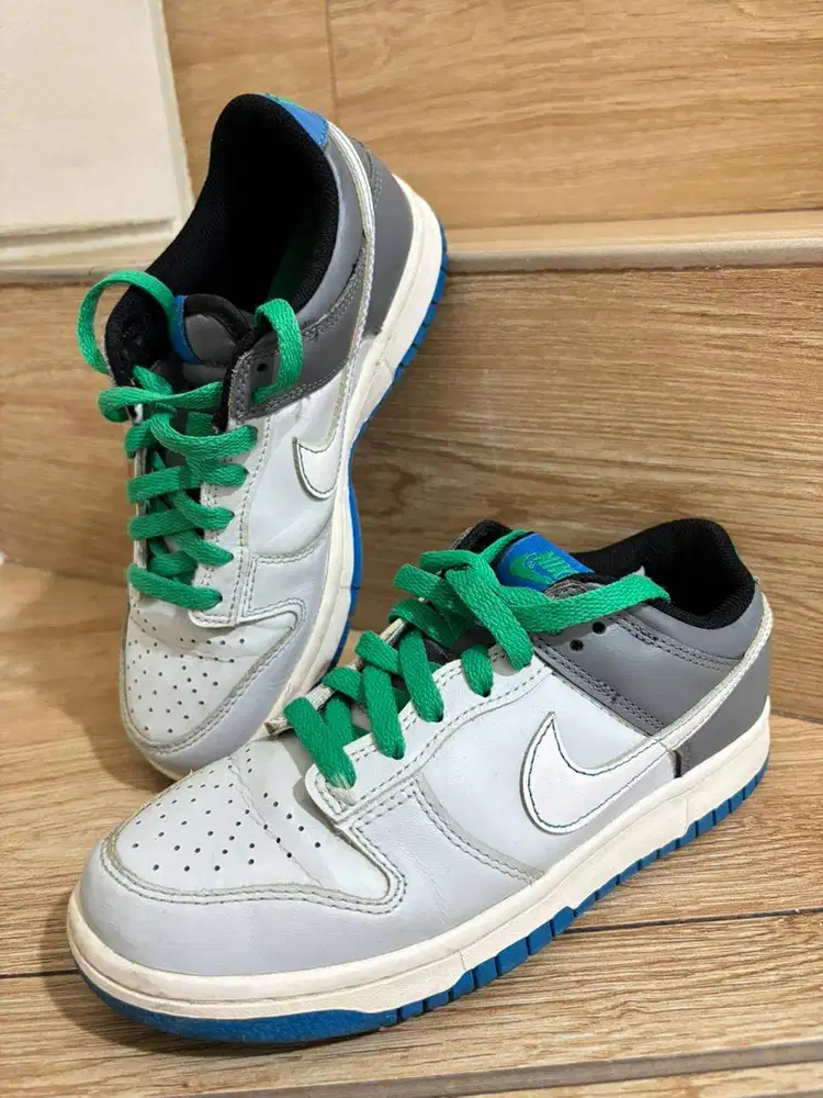 Nike Dunk GS Low Pure Platinum Photo Blue 2023 Grey White (original)