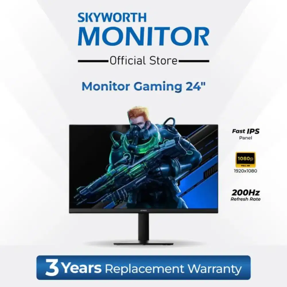 Monitor Skyworth H24G30F 24
200HZ 1ms IPS BNIB Segel