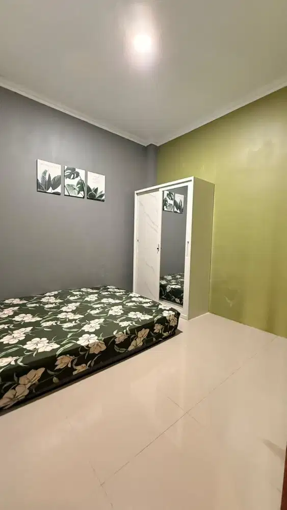 Di KONTRAKAN RUMAH 2 LT Semi Furnish Bintara Bekasi