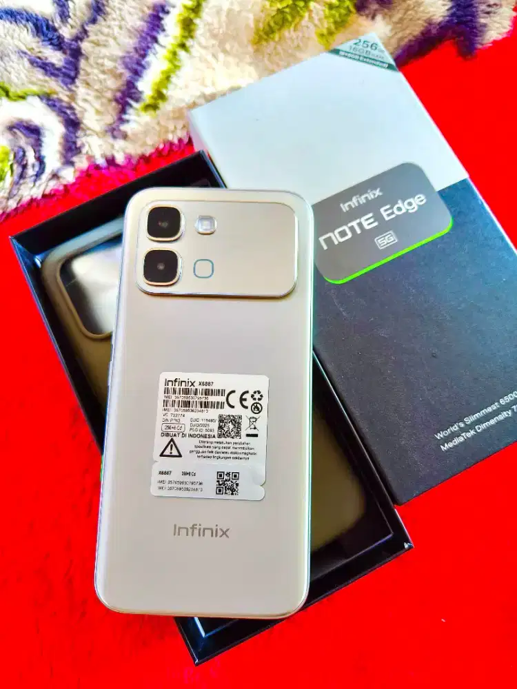 Infinix Note Edge 5G Ram 8/256 Gb Fullset Mulus
