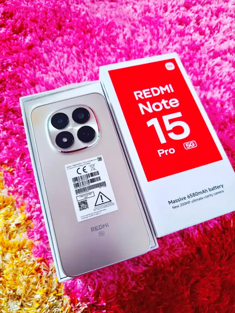 Redmi Note 15 Pro 5G Ram 12/512 Gb Fullset Mulus Original