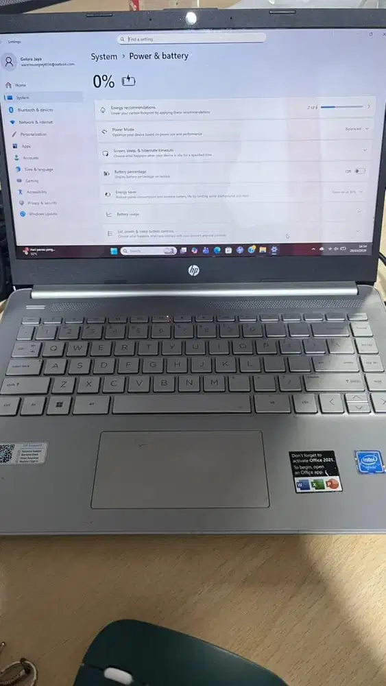 Laptop HP 14s second