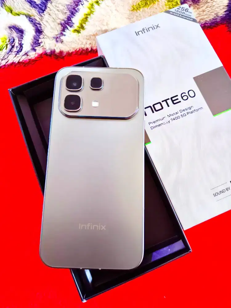 Infinix Note 60 5G Ram 8+8/256 Gb Fullset Mulus