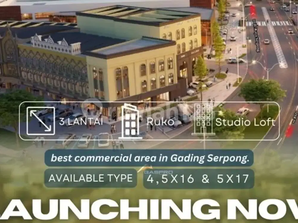 Kawasan Ramai Ruko Hadap Danau Maggiore Signature west Extension 3 LT