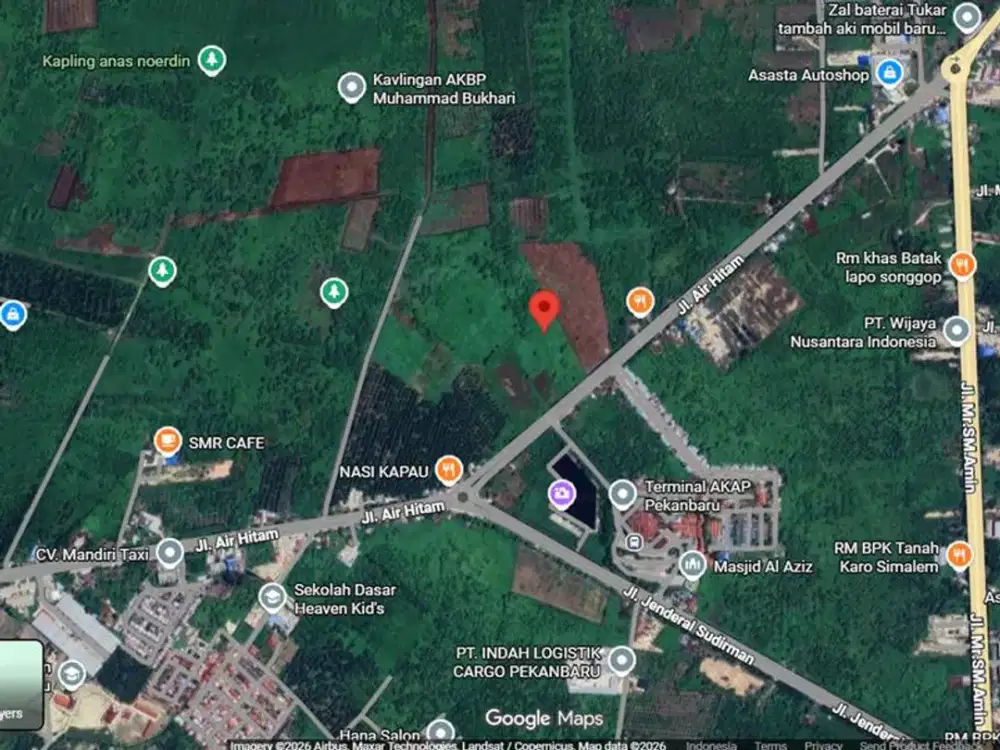 Tanah Paling Bagus Secara Lokasi, Pinggir Jalan Utama Luas 17.517 m² Seberang Terminal AKAP, Cocok untuk Gudang, Pool Bus & Komersial