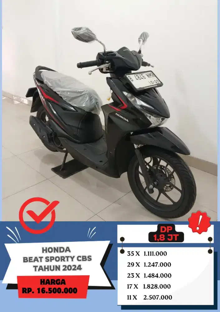 Honda Beat CBS Tahun 2024
