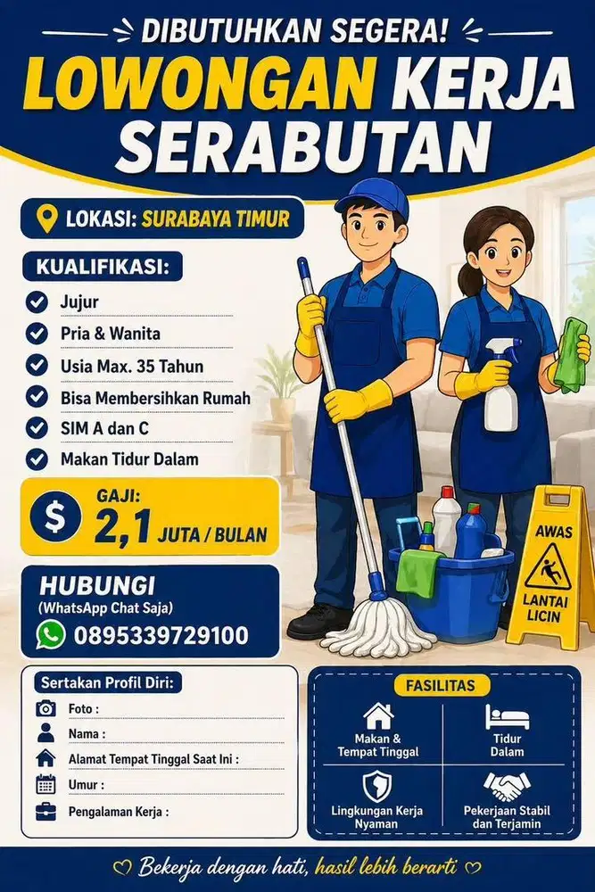 Pekerja Serabutan Tidur Dalam