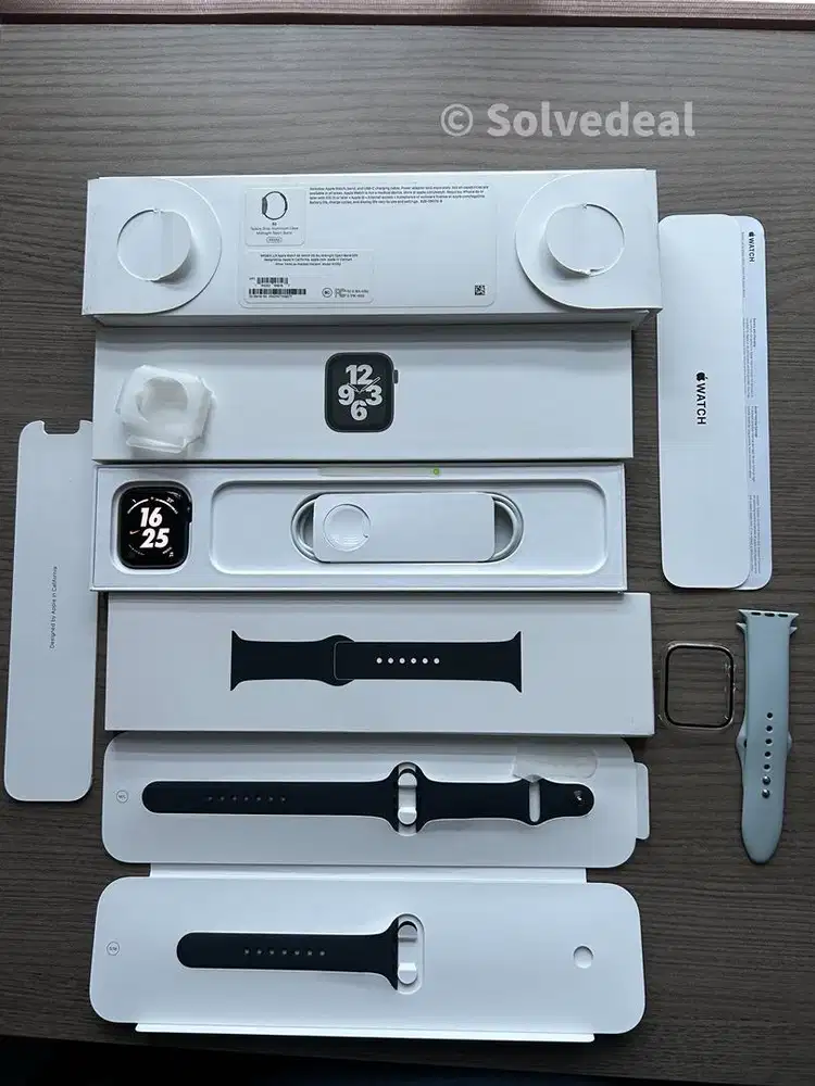 Apple Watch SE 44mm Space Gray Midnight Fullset Original Like New