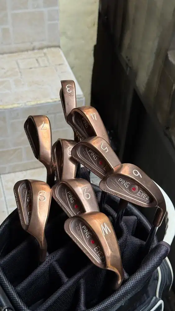 Ironset PING Eye 2 orange dot BECU original grip baru