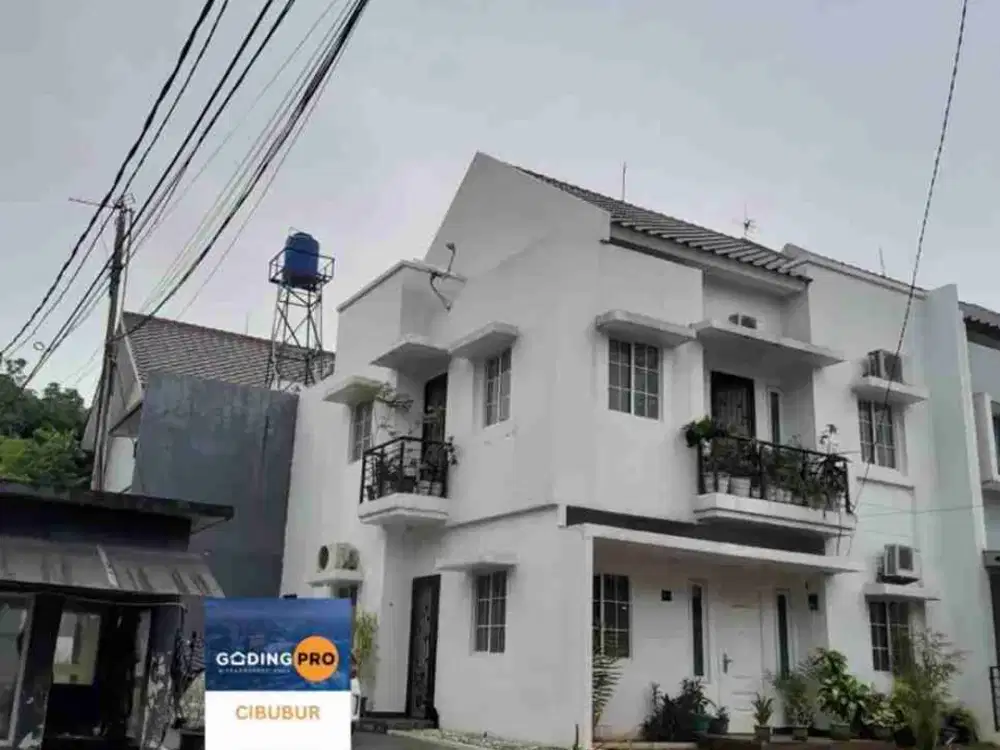 di jual rumah hooek 2 lantai siap huni di raffles hills cibubur