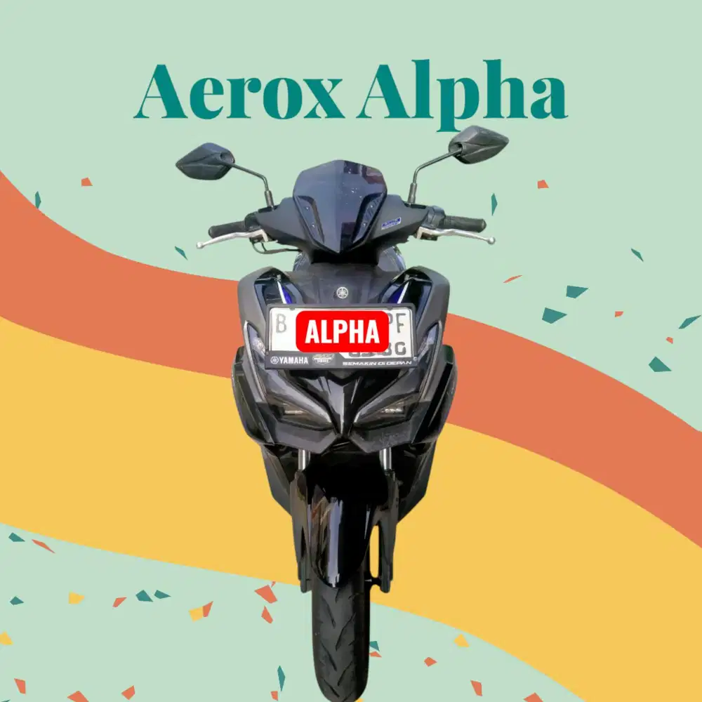 Termurah dp 1jt Yamaha Aerox Alpha 155 (KTP daerah bs kredit connected
