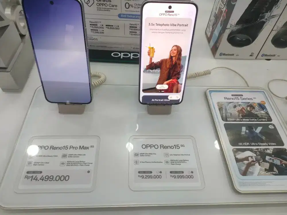 CICILAN TANPA DP OPPO RENO 15 SERIES BUNGA 0%