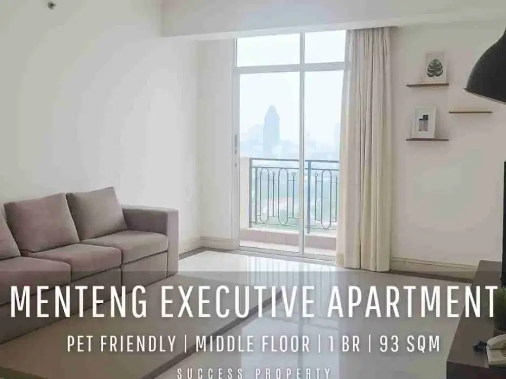 Menteng Executive Apartment Middle Floor Pet Friendly 1BR Move-in Ready