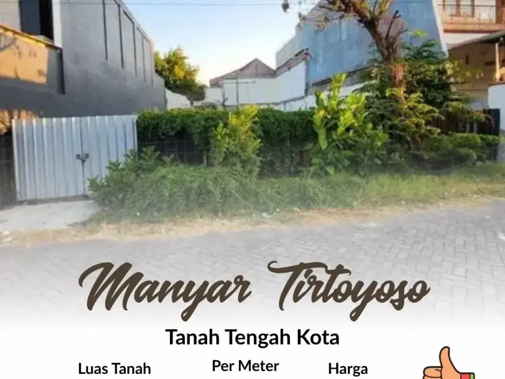 Kav Manyar Tirtoyoso MURAH 11 jt/m Nego