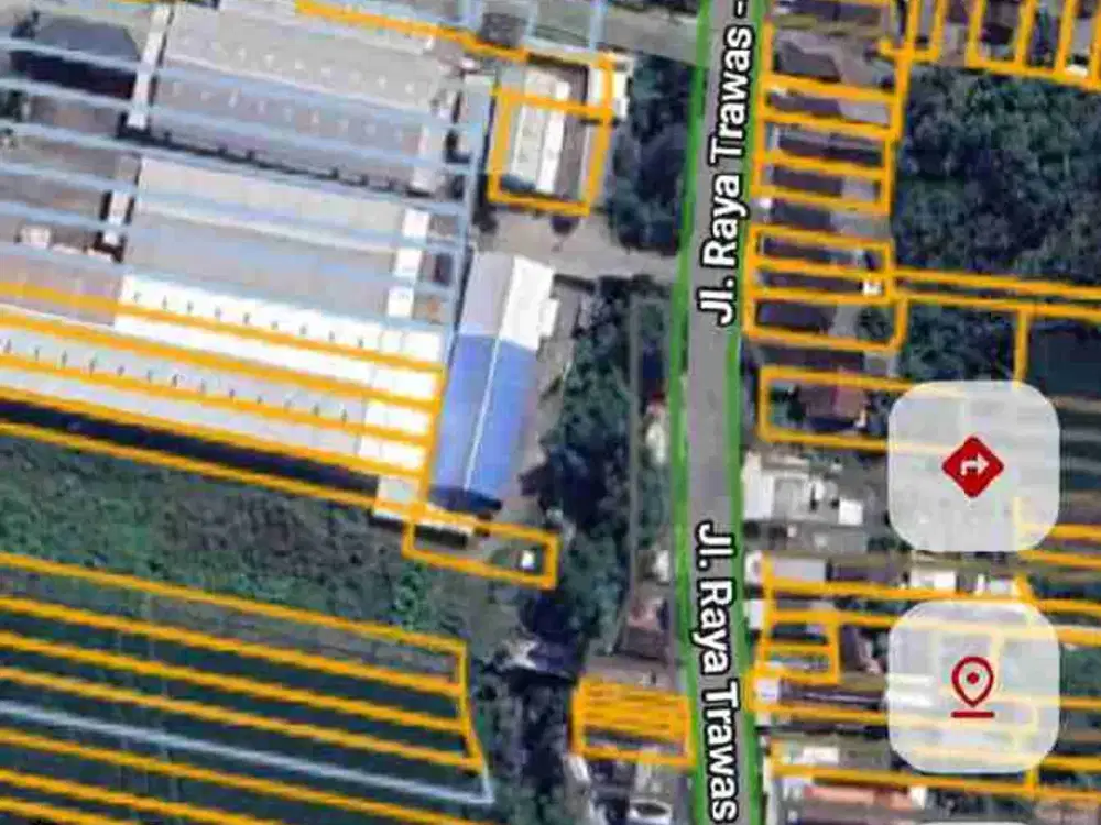 DI JUAL TAMAH ZONA INDUSTRI KAWASAN INDUSTR JALUR MOJOSARI - TRAWAS