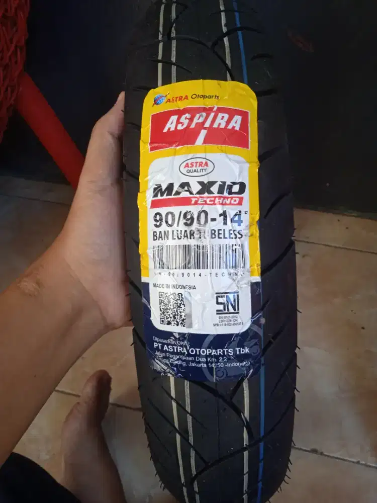 Ban tubles aspira 90/90-14 baru poris cipondoh