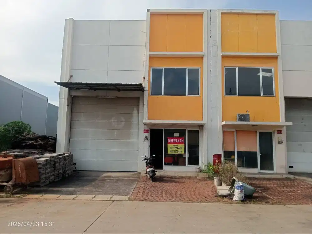 Disewakan Gudang di Area Pergudangan