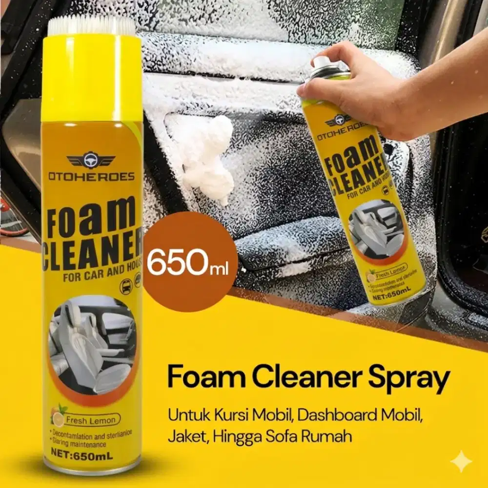 OTOHEROES Foam Cleaner Spray Interior Mobil 650ml