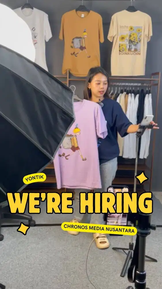 loker jakarta, loker host live, host jualan, lowongan kerja jakarta