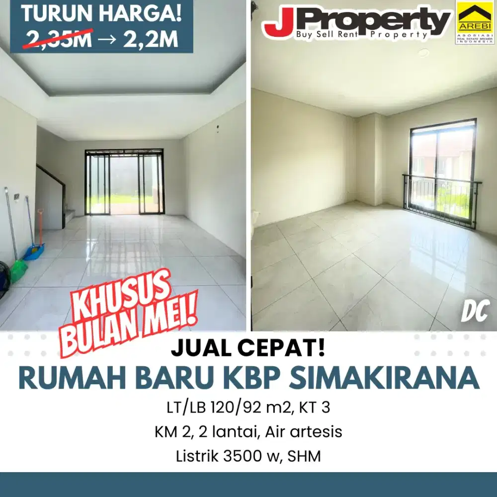 Jual Cepat Rumah Kota Baru Parahyangan Tatar Simakirana