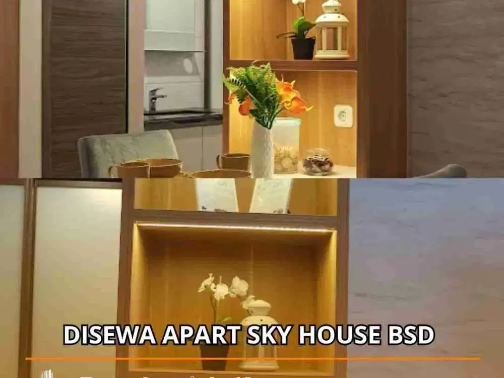 DISEWA Apartemen Sky House BSD Tower Jervois 2 Bedroom Lt 12