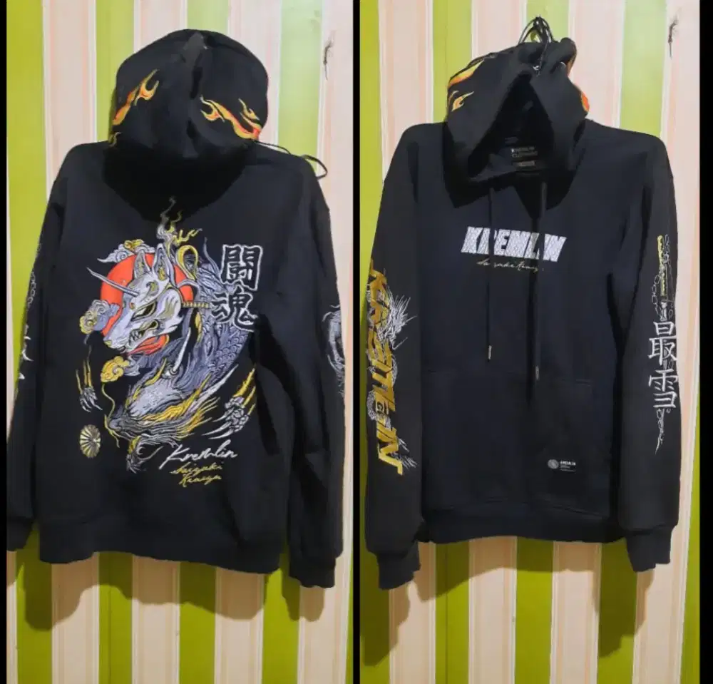HOODIE JAKET KREMLIN RONIN SAIYUKI SIZE L SECOND