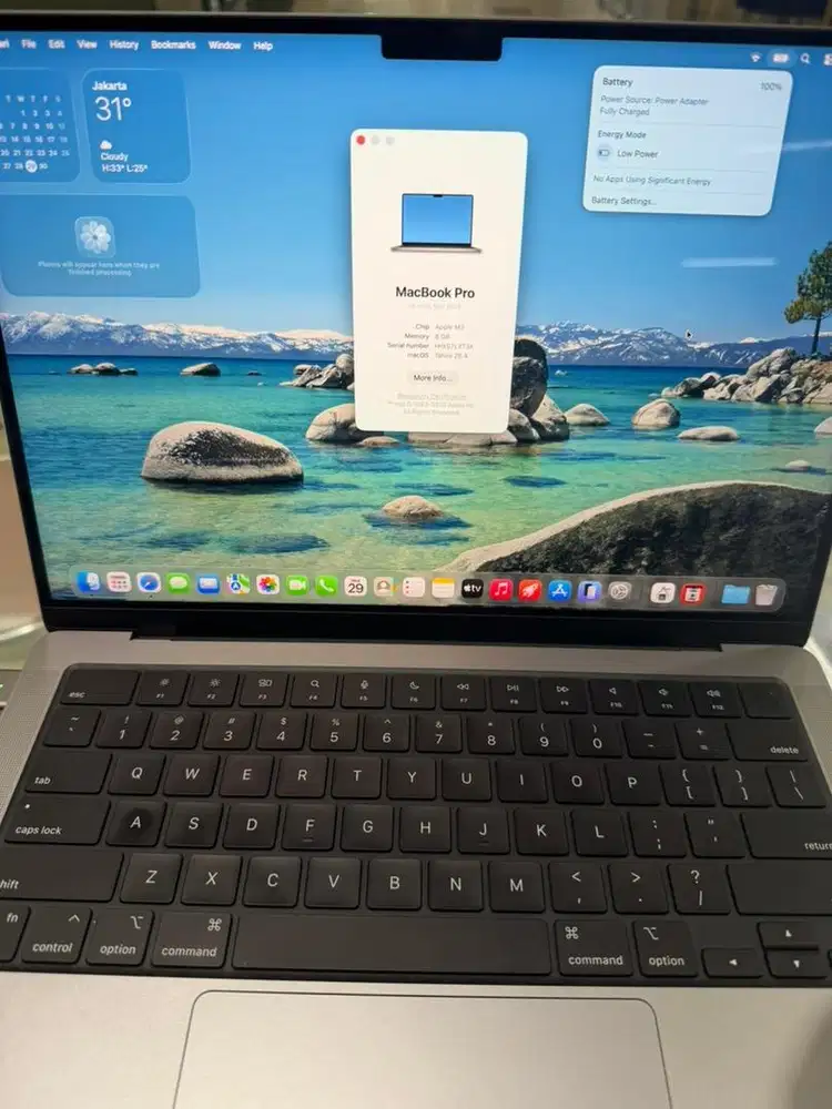 Mackbook pro 14 inch 8/512 gb gray