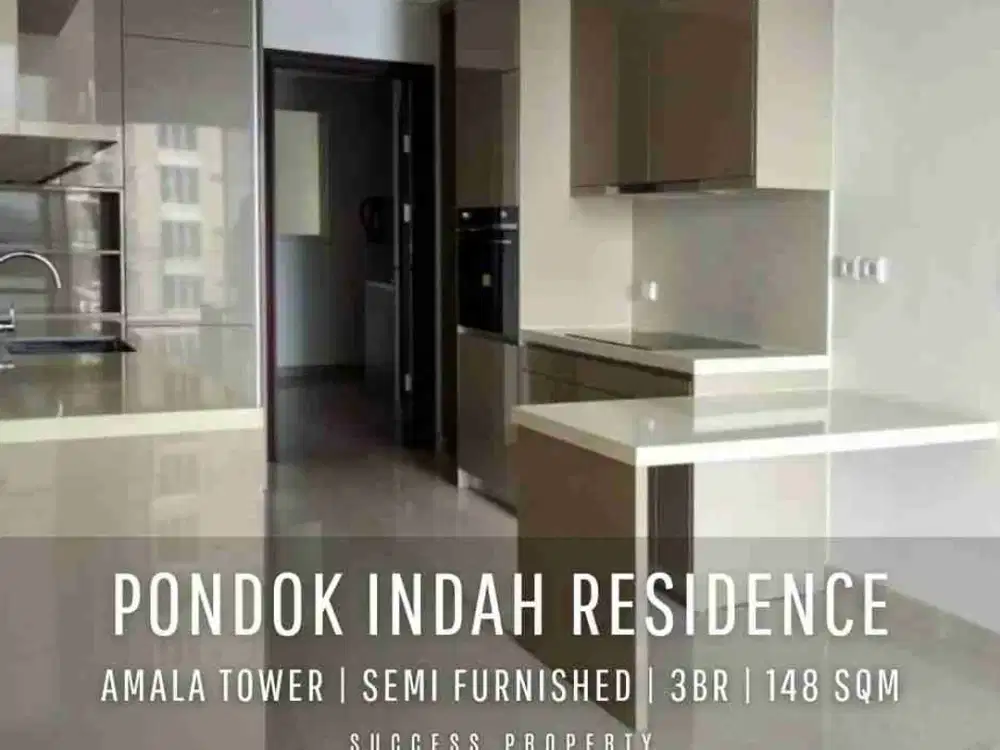 For Sell! Pondok Indah Residence Tower Amala Semi Furnished Low Floor With City View