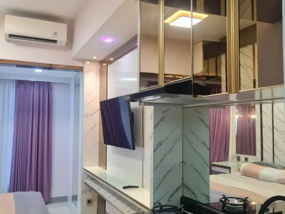Apartemen Amor Luas 23m Studio Lantai 3 Full furnish - ada water heater.