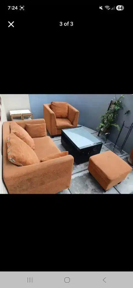 PRELOVED SOFA SET – SIAP PAKAI