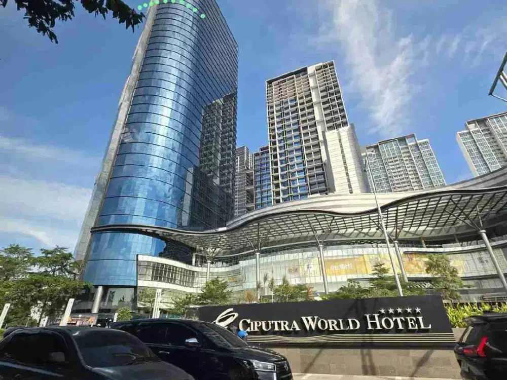 Dijual rugi office space Ciputra world Surabaya ,unit istimewa panoramic 120 derajat