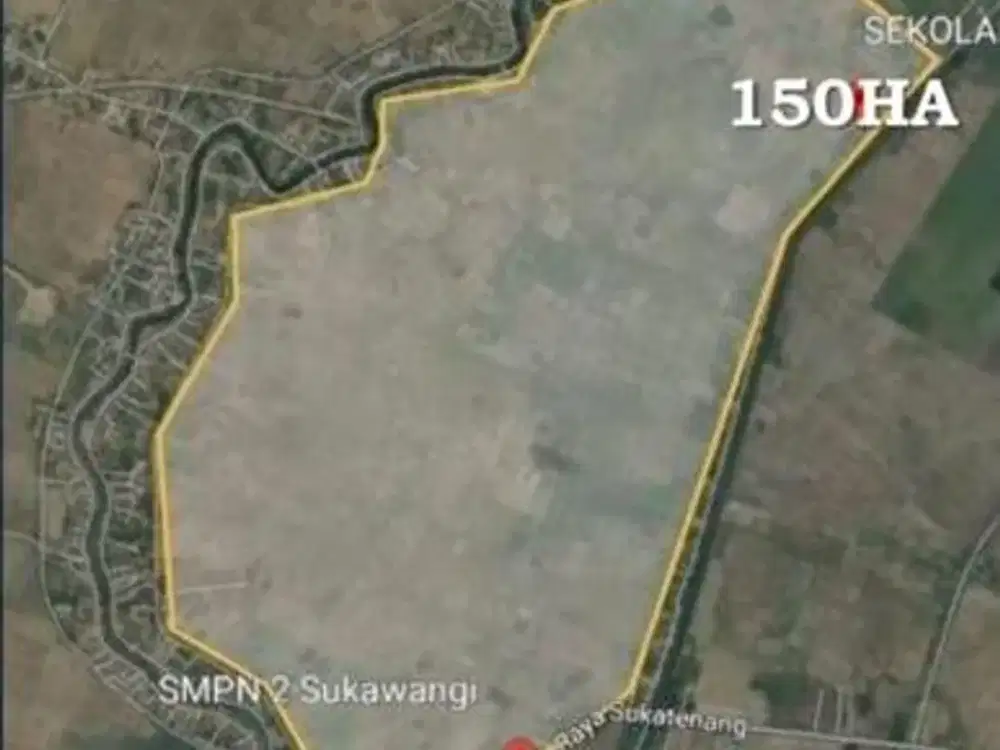 Dijual Cepat Kavling di Bekasi, Jawa Barat, Lt.150 Ha, Zona Industri & Perumahan, Surat SHM