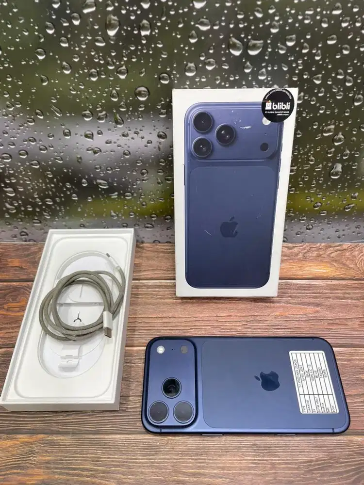 IPHONE 17 PROMAX 256GB BLUE GARANSI IBOX
