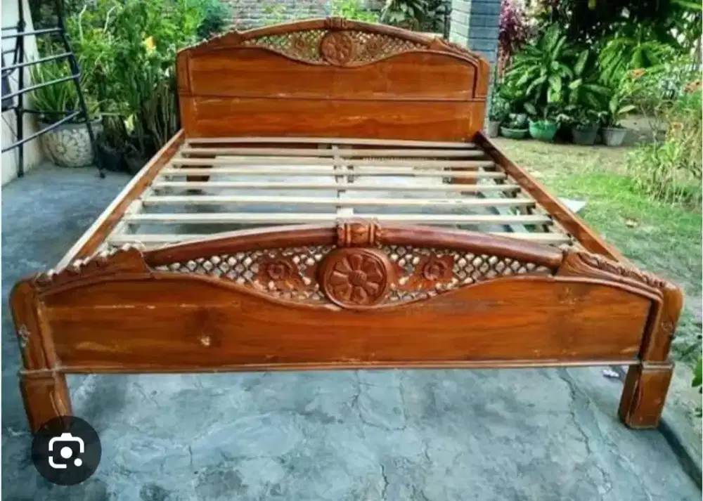 Jual dipan jati model matahari