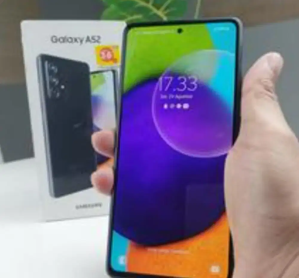 Murah HP samsung A52 8/256 lkp mulus normal, bs TT