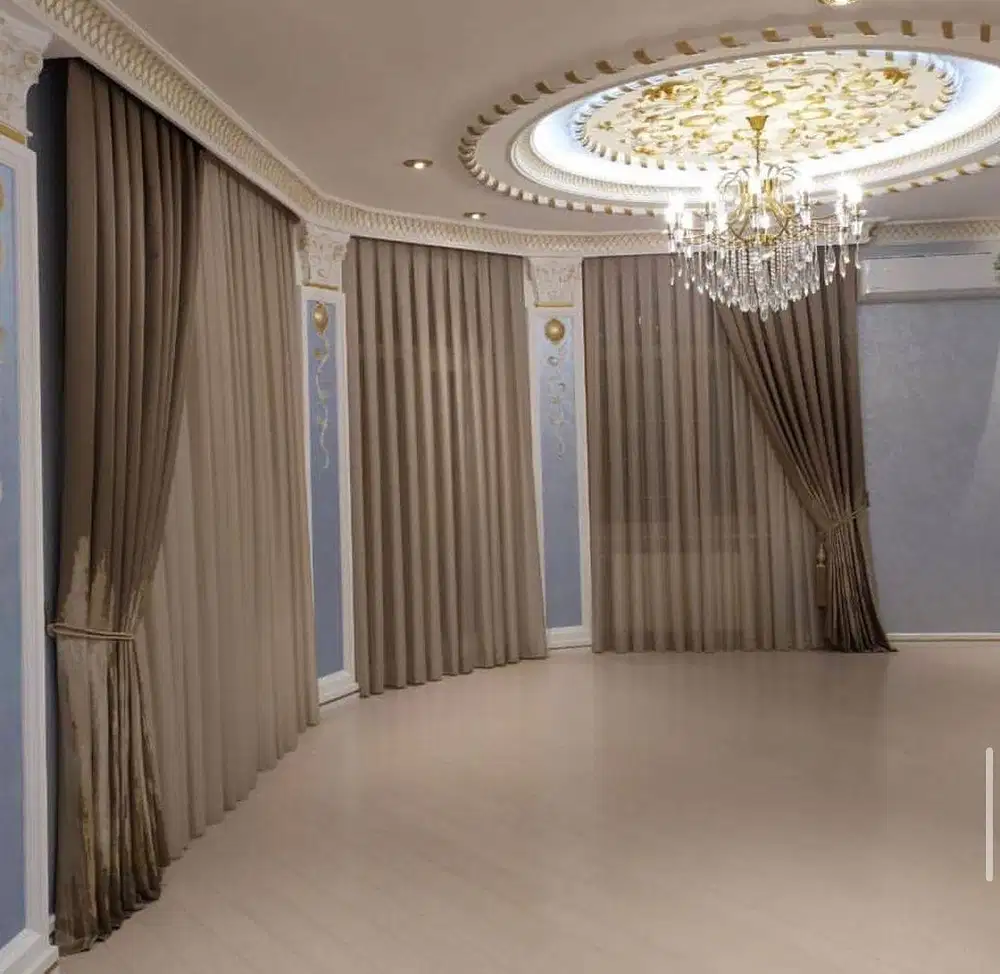 Termewah Gorden Pasang Wallpaper Korden Gordeng Horden Roller Blind