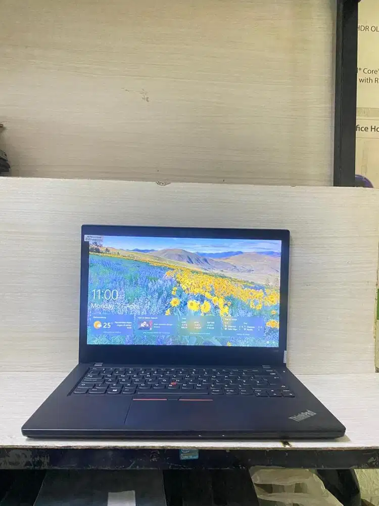 Laptop kerja/kuliah T480 Thinkpad i5 gen 7|| 8gb/256gb mulus no minus