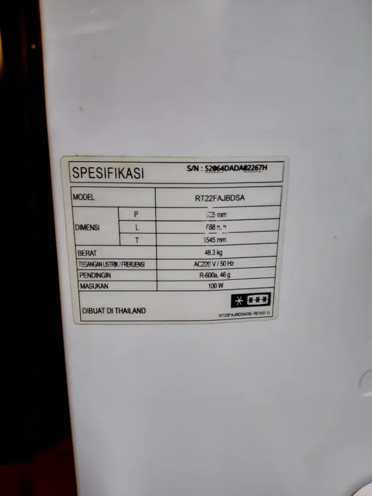 Kulkas bekas, dingin sedingin mantan