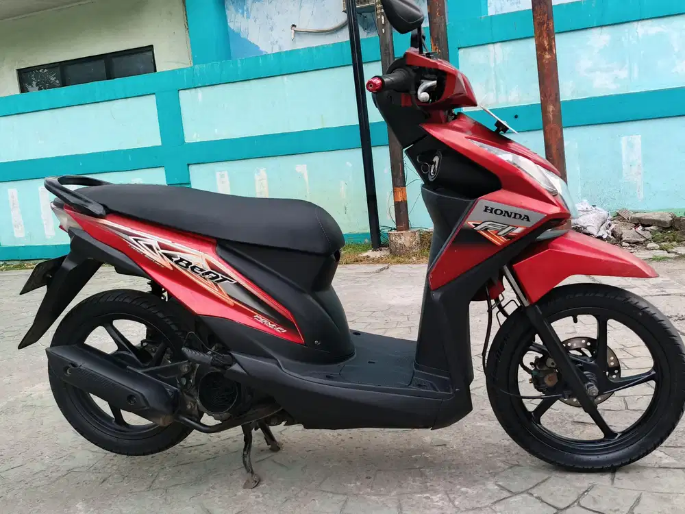 Honda beat Fi 2014 stater tokcer halus mulus terawat