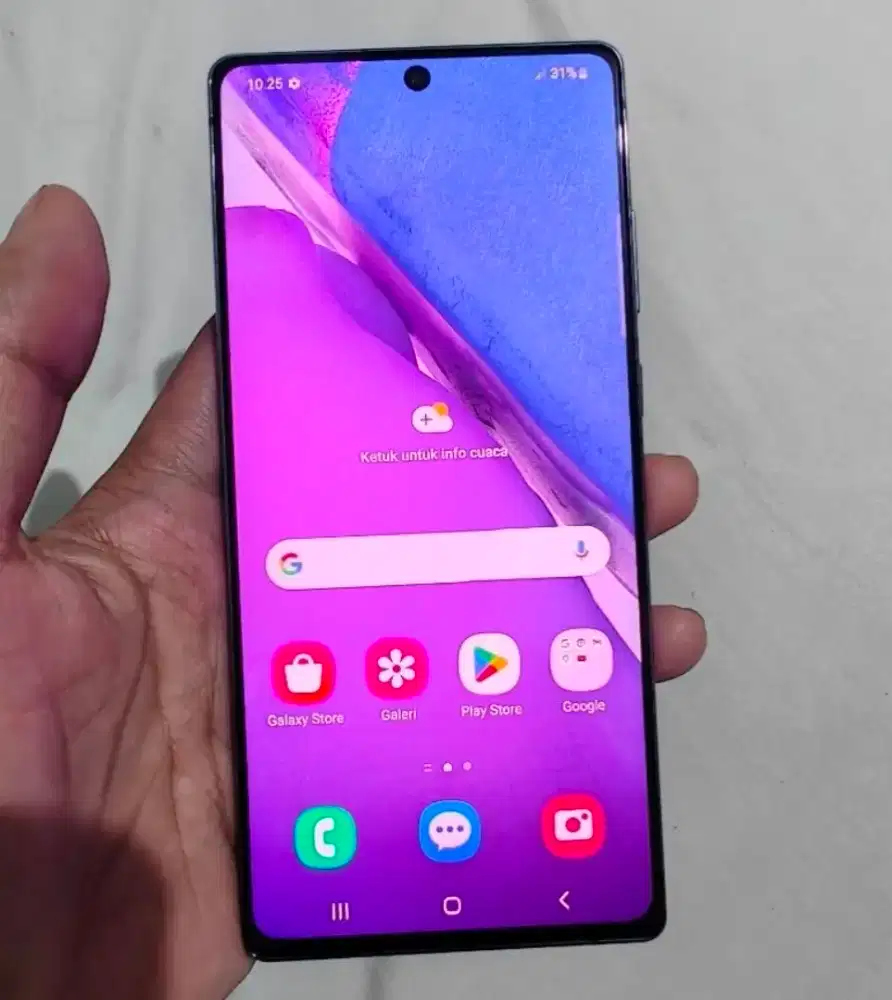 Samsung Note 20 NFC RAM 8+8 / 256 Fullset Bisa Tukar Tambah