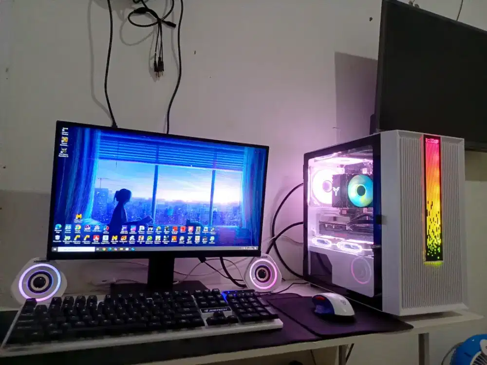 Pc fullset Core i3 12100F RX5700XT ram 32GBDDR4