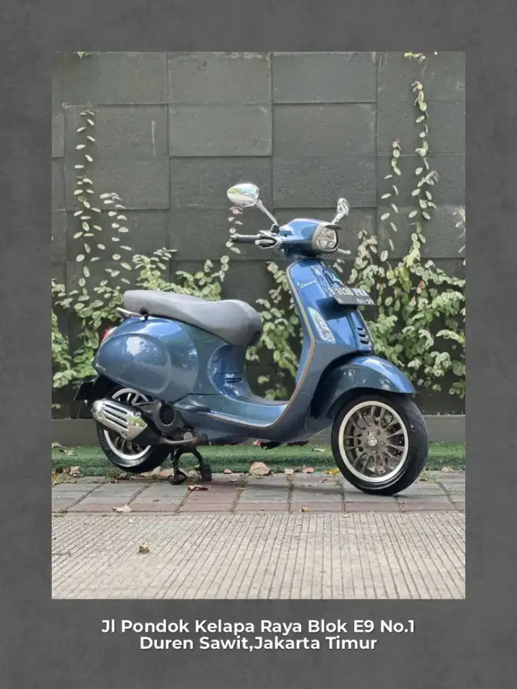 DIJUAL VESPA SPRINT ANNIVE 10TH 150 IGET ABD LED TFT THN 2021 RARE!