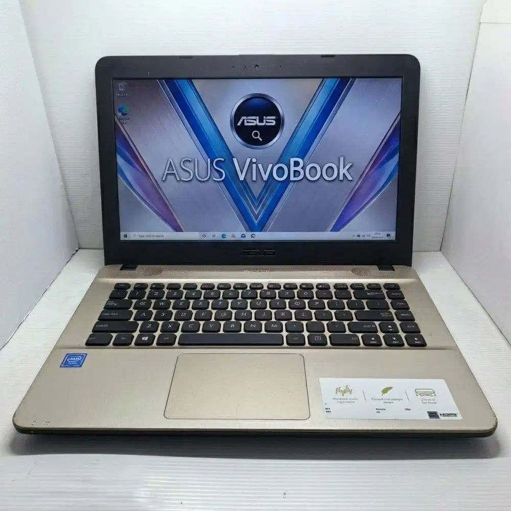 LAPTOP ASUS VIVOBOOK X441 4/128 SSD 14 INCH N4000 NO MINUS SIAPK PAKAI
