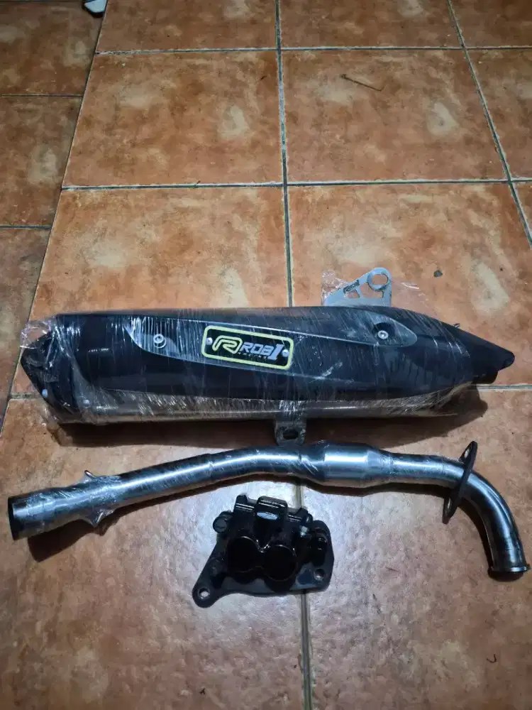 Kenalpot rob 1 + caliper 2p