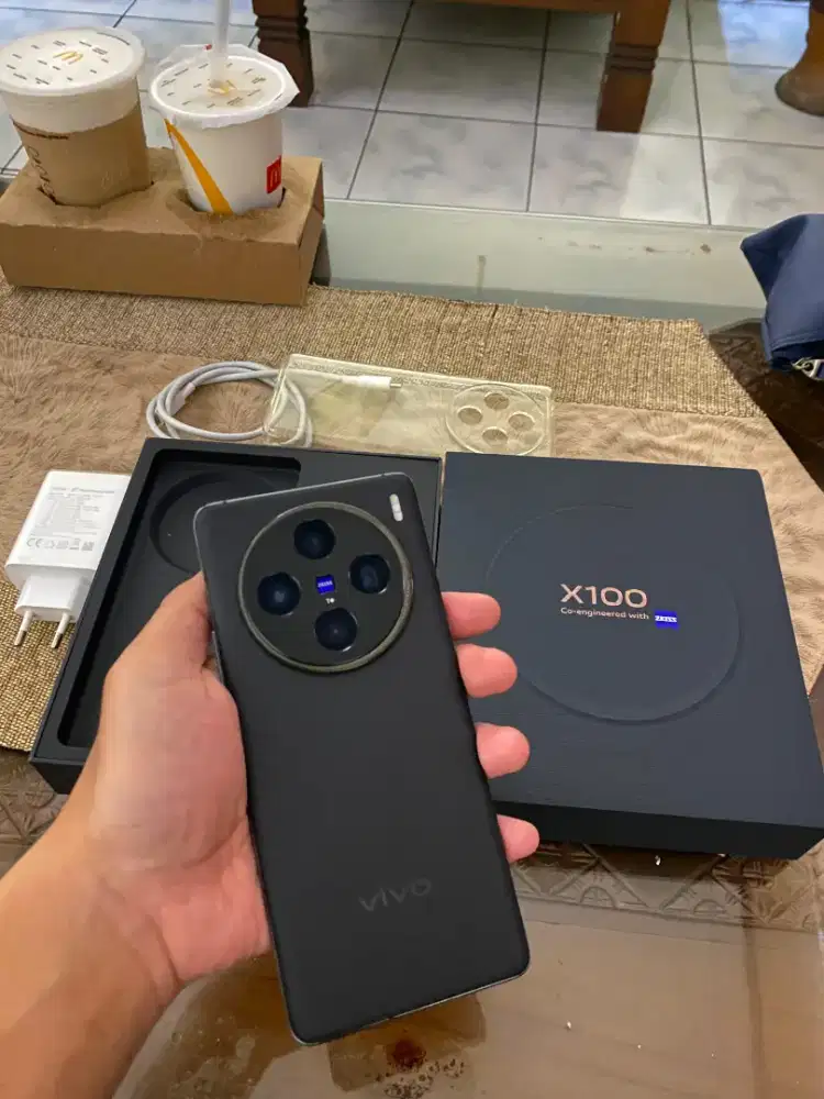 VIVO X100 12/256 FULLSET GARANSI