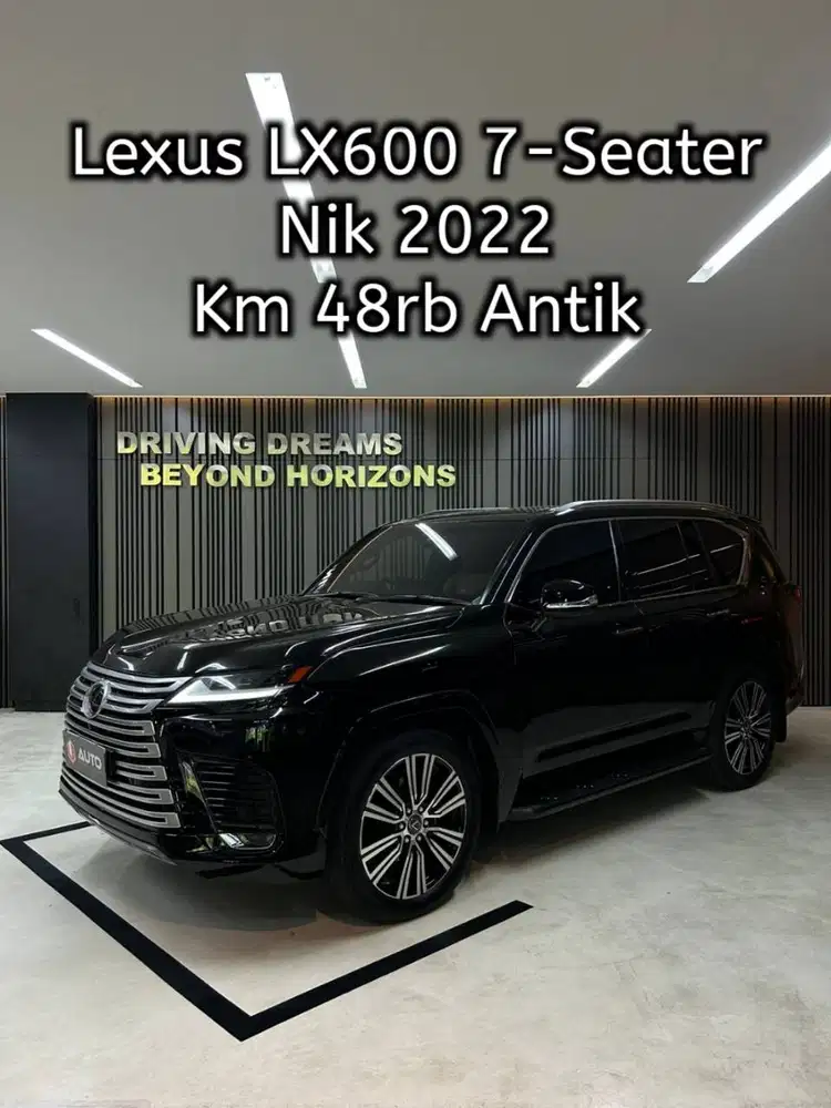 Lexus LX600 AT 7-Seater 2022 Hitam Km48rb B8500GK