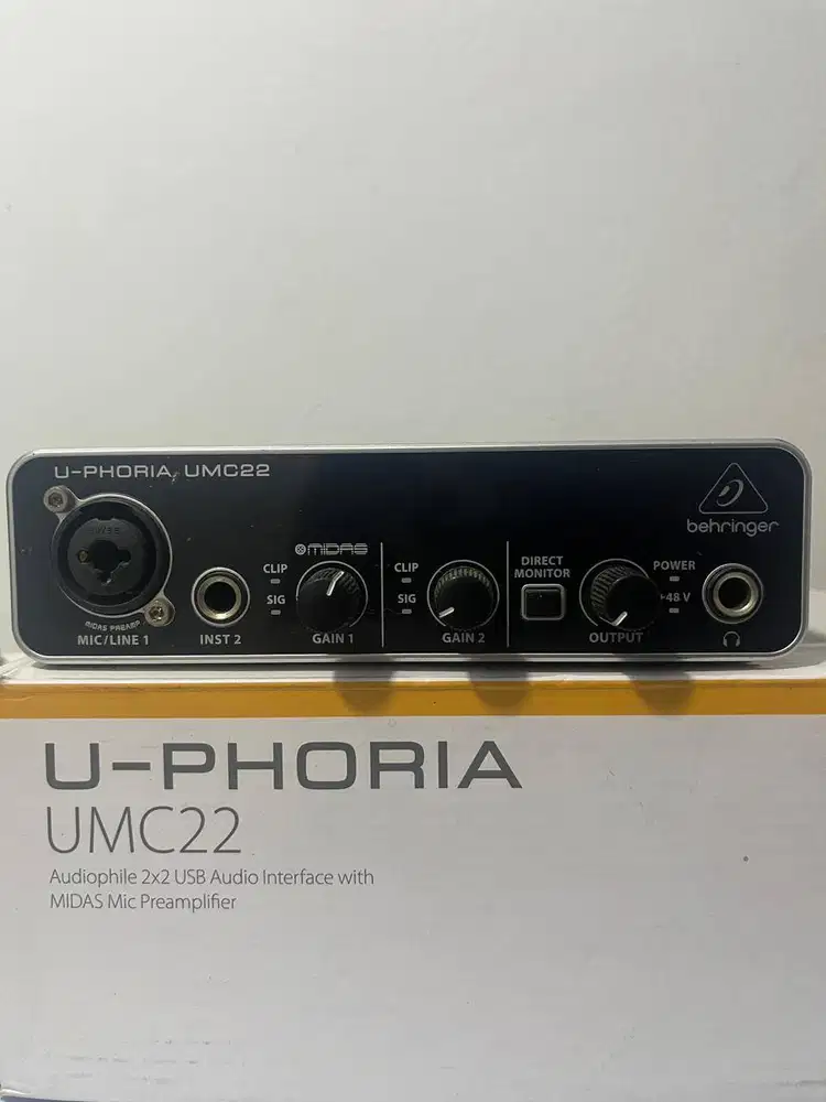 SOUNDCARD BEHRINGER UPHORIA UMC22