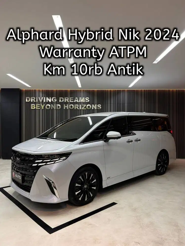 Toyota Alphard 2.5 HEV CVT Hybrid 2025 Putih Km10rb Nik 2024 B2063KRI
